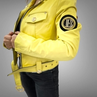 Яке от естествена кожа “Yellow”