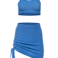 Set Aquamarine Color Blue