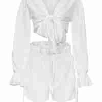 Linen Top White Sapphire Color White