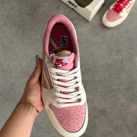 TRAVIS SCOTT X AIR JORDAN 1 AJ1 LOW - SHY PINK