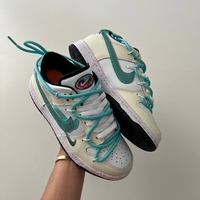 DUNK LOW ‘MULTIPLE AQUA SWOOSHES’ SAIL BLACK