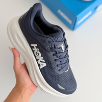 Hoka Bondi 9 "Varsity Navy White"