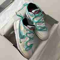 DUNK LOW ‘MULTIPLE AQUA SWOOSHES’ SAIL BLACK