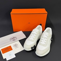 Hermès Bouncing Sneaker „Graphic Mesh & Suede Goatskin“