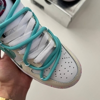 DUNK LOW ‘MULTIPLE AQUA SWOOSHES’ SAIL BLACK