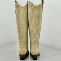 Isabel Marant Duerto Suede Cowboy Boots “Beige”