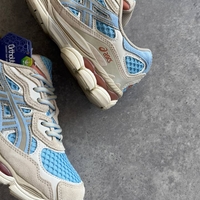 ASICS Gel‑NYC “Harbor Blue / Wood Crepe”