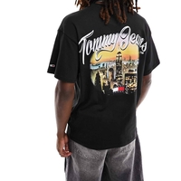 Tommy Jeans Sunset Skyline Graphic T-Shirt – Black