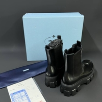 Prada Monolith Chelsea Boots – Triple Black
