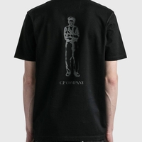 C.P. Company Graphic Print T-Shirt – Black