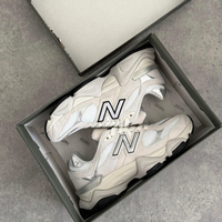 New Balance 9060 'White Black Metallic Silver'