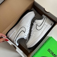 Air Force 1 '07 Low ''White&Black Outline Swoosh''