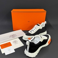 Hermès Bouncing Sneaker „Graphic Mesh & Suede Goatskin“