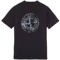 Stone Island Compass Logo T-Shirt – Black