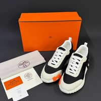 Hermès Bouncing Sneaker „Graphic Mesh & Suede Goatskin“