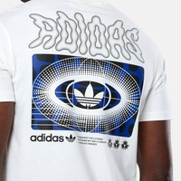 Adidas Originals Hyperpop Graphic T-Shirt – White/Blue