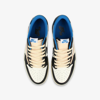 Air Jordan1 Low x Travis Scott x Fragment 'Sail Military Bl