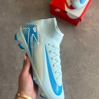 Nike Zoom Mercurial Superfly 9 Pro FG Firm Ground High-Top Blue
