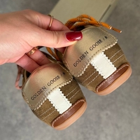 Golden Goose Ball Star Suede – Brown / White Star