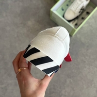 Off-White Canvas Low-Top “White”
