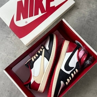 Travis Scott X Air Jordan 1 Retro Low “Black & Red”