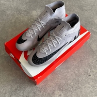 Nike Zoom Mercurial Superfly 9 Pro FG Firm Ground High-Top Grey