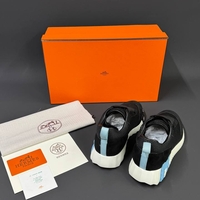 Hermès Bouncing Sneaker „in graphic mesh and suede goatskin“