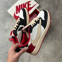 Travis Scott X Air Jordan 1 Retro Low “Black & Red”