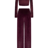 Комплект BURGUNDY кадифе