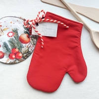 Комплект ръкохватки Винтидж Коледа 1