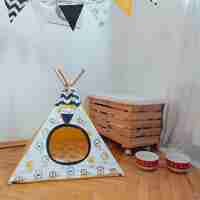 Палатка за домашни любимци Tee Pee лъвчета