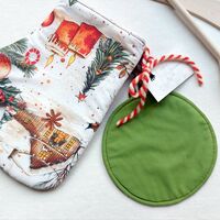 Комплект ръкохватки Винтидж Коледа 1