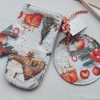 Комплект винтидж престилка с ръкохватки 3