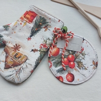 Комплект винтидж престилка с ръкохватки 2