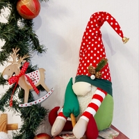 Коледно джудже за декорация точки