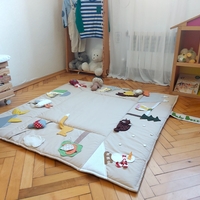 Активно килимче за бебе 120х120см. Сезони