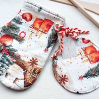 Комплект ръкохватки Винтидж Коледа