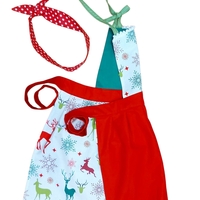 Детска ретро престилка за готвене Еленчета