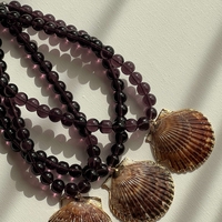 SABLE MAUVE NECKLACE