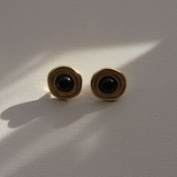 SAMANTHA EARRINGS IN BLACK