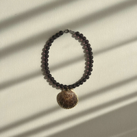 SABLE MAUVE NECKLACE