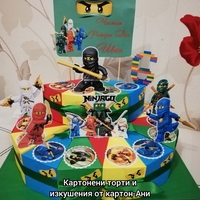 Картонена торта Нинджаго / Ninjago