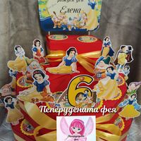 Картонена торта  СНЕЖАНКА 1