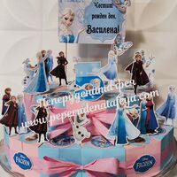 Картонена торта  FROZEN 19