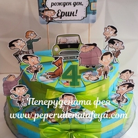 Картонена торта Мистър Бийн 8 / Mr.Bean 8