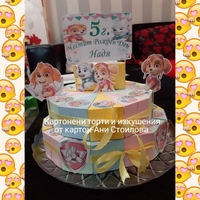 Картонена торта ПЕС ПАТРУЛ СКАЙ И ЕВЕРЕСТ 24 /  Paw Patrol Skye 24