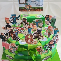 Картонена торта Майнкрафт 7 / Minecraft 7