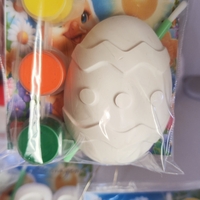 КЕРАМИЧНИ ЯЙЦА  с 3бр. боички и четка / микс модели/