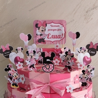 Картонена торта Мини Маус 15 / Minnie Mouse 15