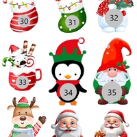 Коледни скреч късмети в кутийка - 13бр.